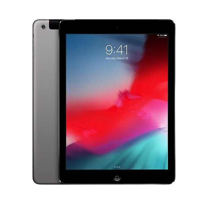 Apple iPad Air 1 (A1475) 64GB SpaceGray 1a gen. 9.7' MD793TY/A WiFi Cellular 4G Grigio Siderale [Grade B]