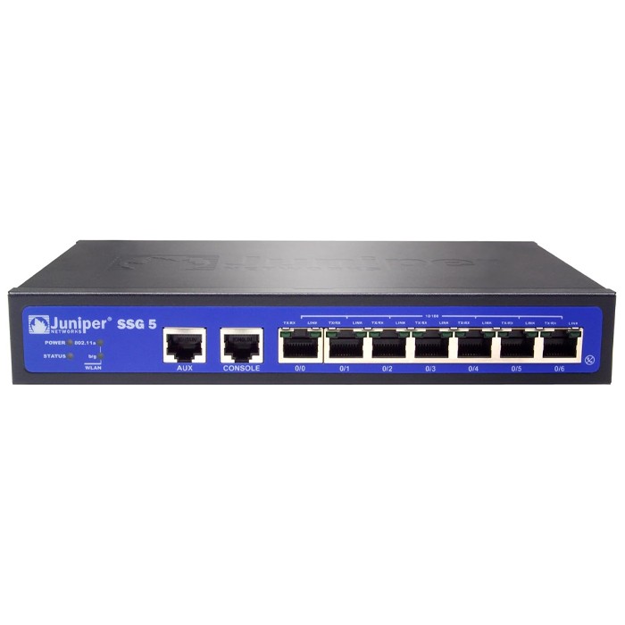 Juniper SSG 5 firewall 7 Port (hardware) 0,09 Gbit/s