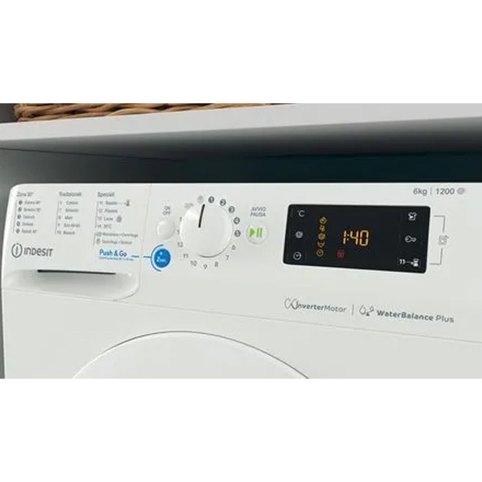 Lavatrice Caricamento frontale Indesit BWSE 61294 W IT 6 kg 1200 Giri/min Bianco