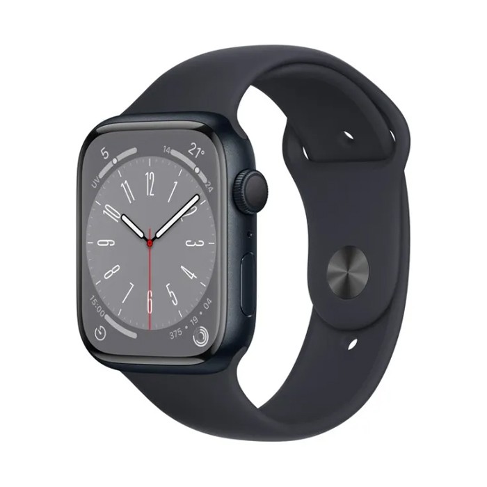 Smartwatch Apple Watch Series 8 GPS (A2771) Aluminium 45mm 32GB OLED Touchscreen Midnight [Grade B]