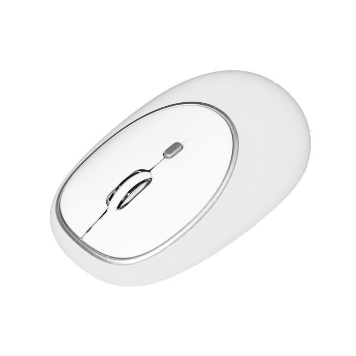 MOUSE GOMMATO WIRELESS COLORE BIANCO