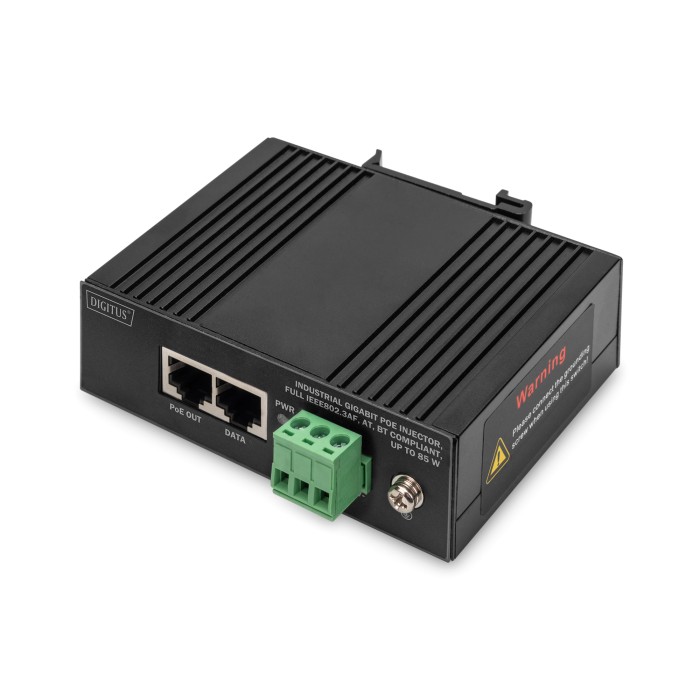 DIGITUS Iniettore Gigabit EthernetPoE, industriale