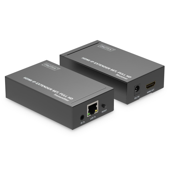 DIGITUS Set extender HDMI IP, Full HD 1080p 120 mt