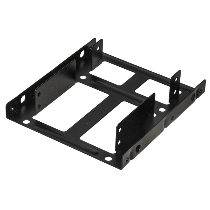 FRAME DI MONTAGGIO PER 2 HDD/SSD 2.5 SU ALLOGGIAMENTI 3.5 CON VITI