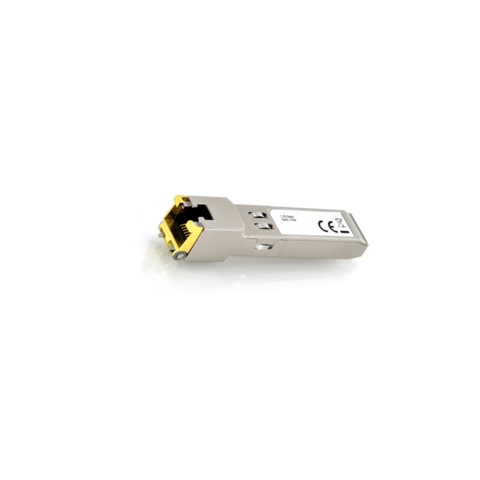 MODULO SFP CON PORTA RJ45 FEMMINA 1.25G 100M