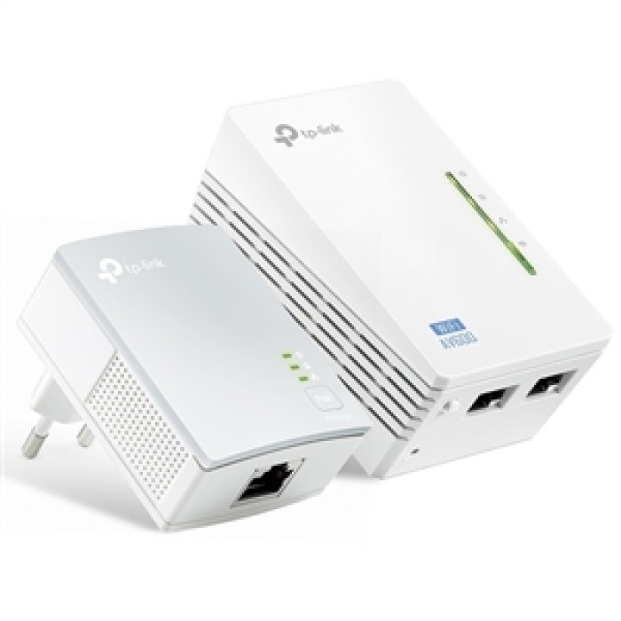 STARTER KIT POWERLINE AV600 WIRELESS N300MBS CON 2 PORTE ETHERNET