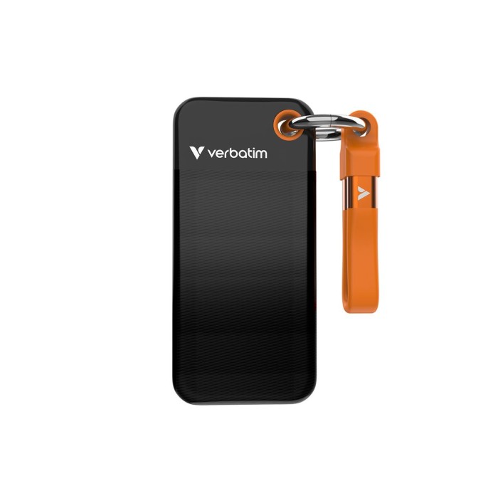 VERBATIM 32193 VERBATIM POCKET SSD USB 3.2 GEN 2 1TB BLACK/ORANGE