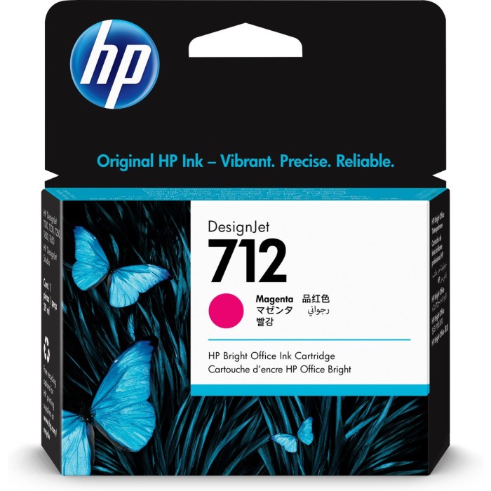 HP INC. 3ED68A HP 712 29-ML MAGENTA DESIGNJET INK CARTRIDGE