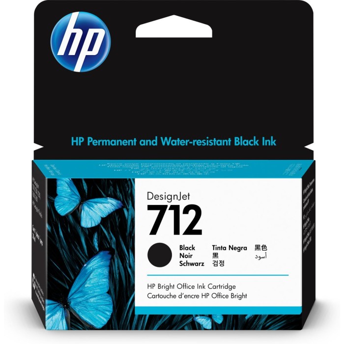 HP INC. 3ED70A HP 712 38-ML BLACK DESIGNJET INK CARTRIDGE