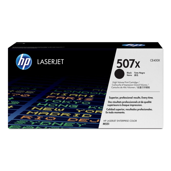 HP INC. CE400X HP 507X BLACK LASERJET TONER CARTRIDGE