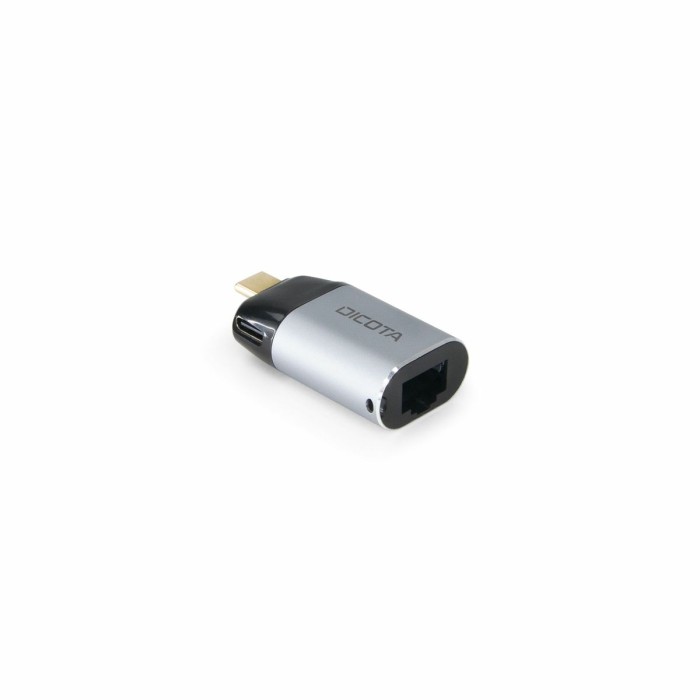 DICOTA D32048 USB-C TO ETHERNET MINI ADAPTER WITH PD (100W)