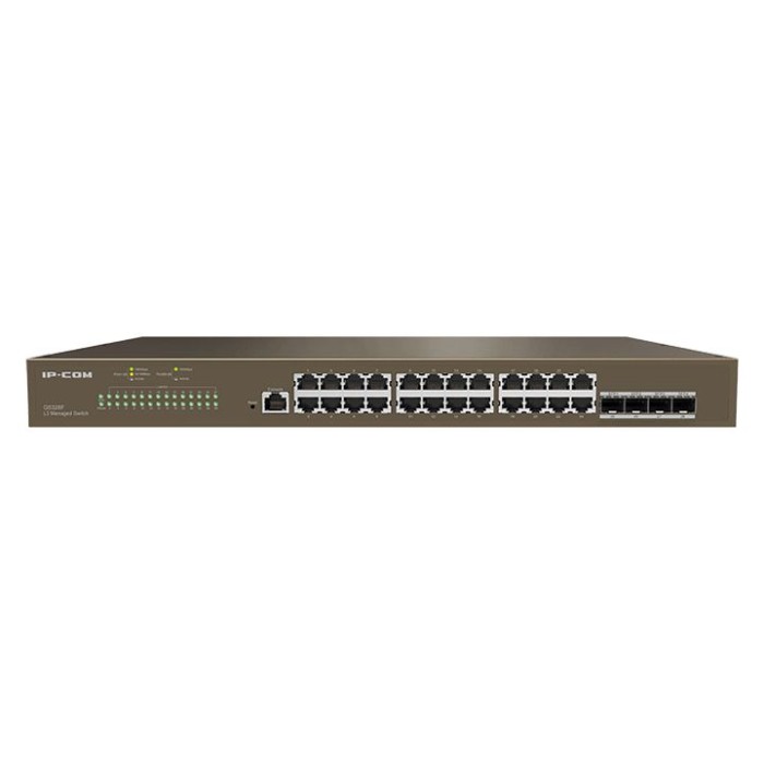 IP-COM G5328F SWITCH MANAGED L3. 24 PORT G + 4 SFP 1G. PROFI