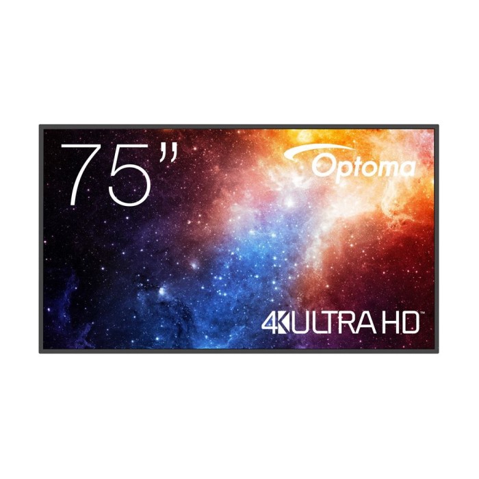 OPTOMA N3751K MONITOR 4K 75   450- 1200:1. ANDROID 11