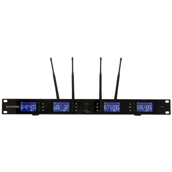 EMPIRE TY.R40 Ricevitore a rack 4 canali UHF